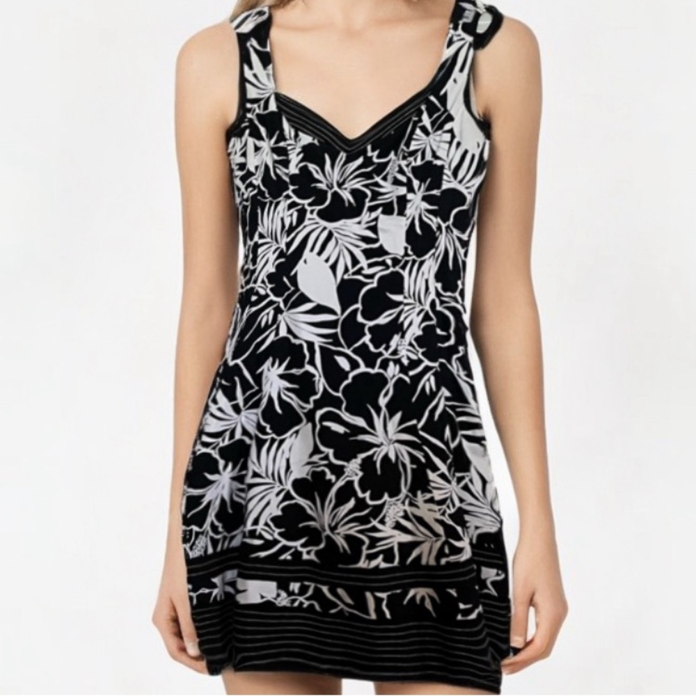 Nine West Dress Black and White